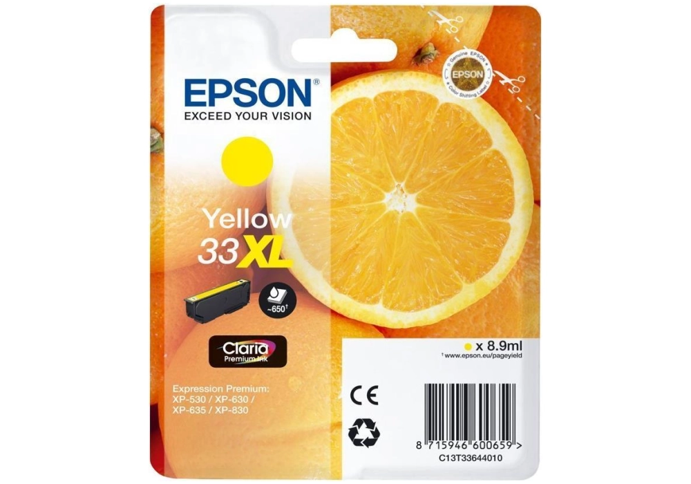 Epson Ink Cartridge 33XL - Yellow