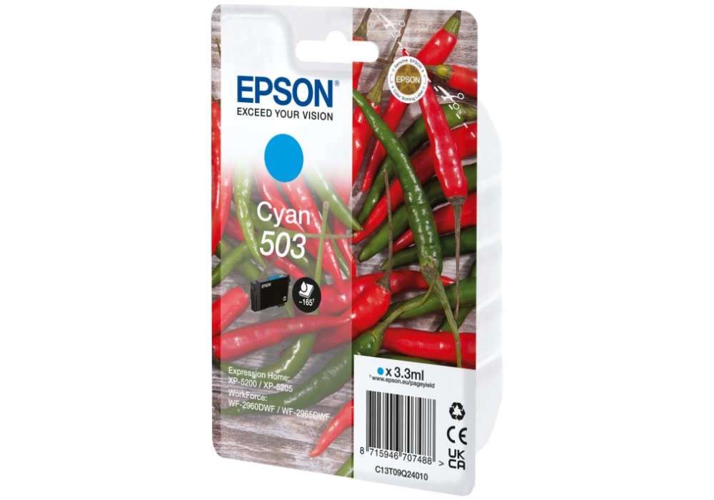 Epson Ink Cartridge 503 - Cyan