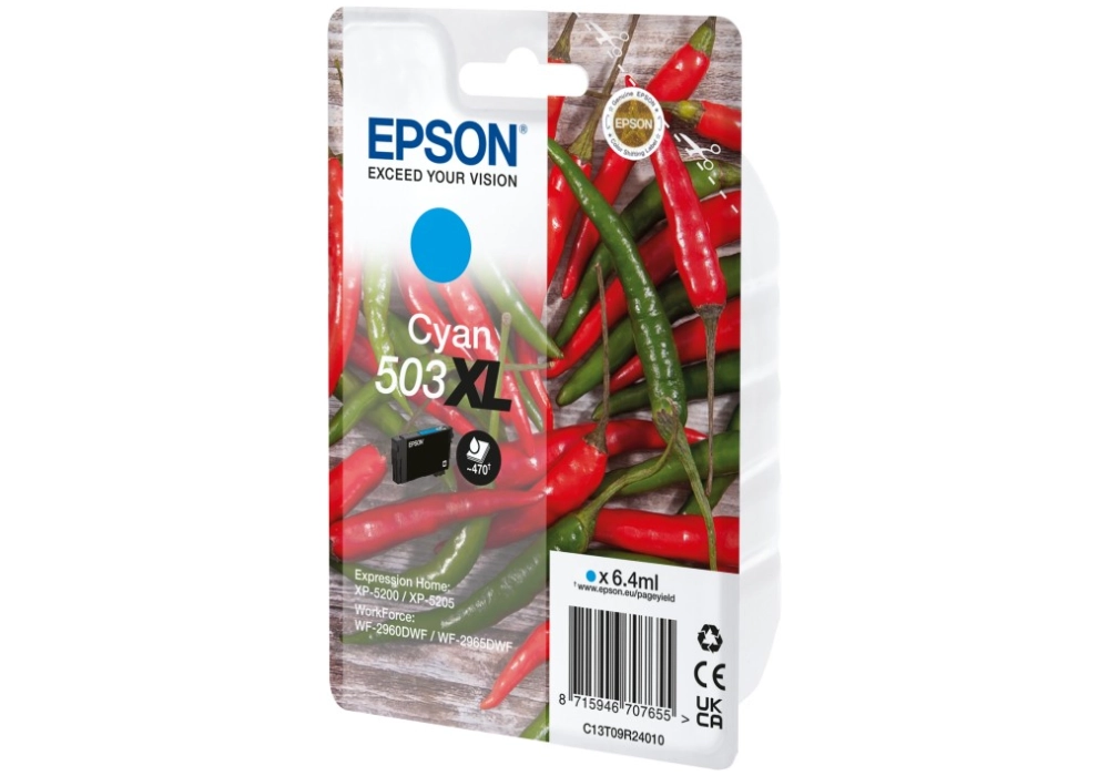 Epson Ink Cartridge 503XL - Cyan