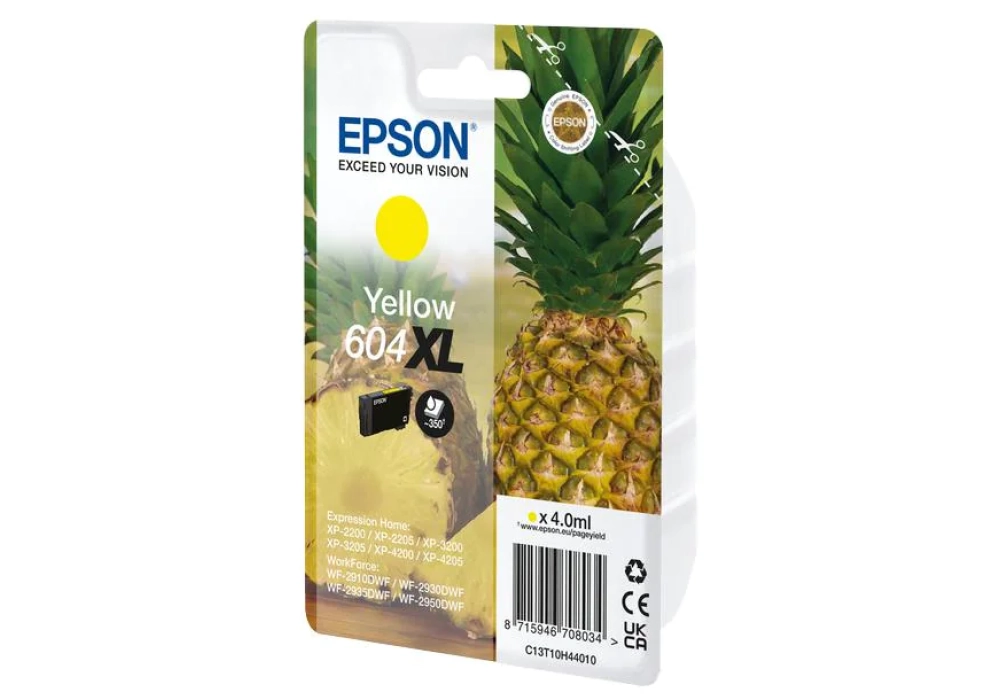 Epson Ink Cartridge 604XL - Jaune