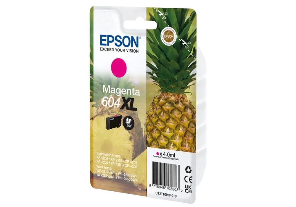 Epson Ink Cartridge 604XL - Magenta