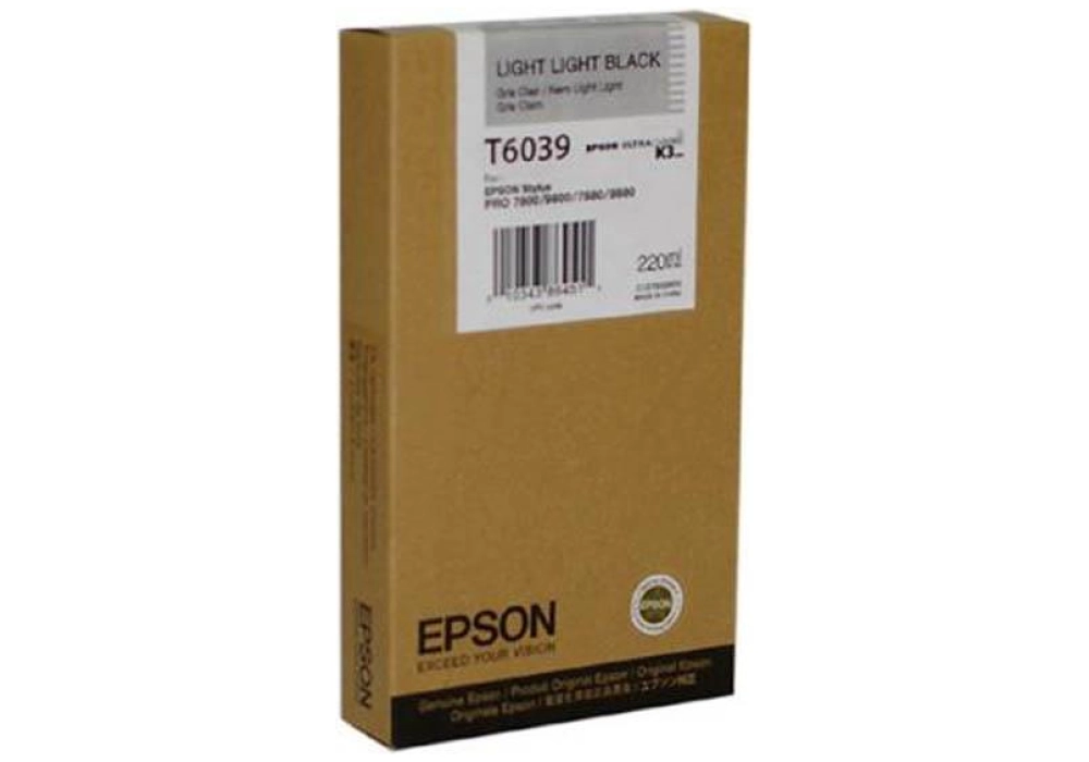 Epson Ink Cartridge T6039 - Light Light Black