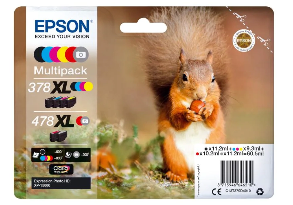 Epson Ink Multipack 378XL / 478 XL