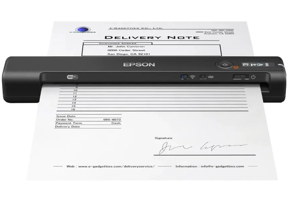 Epson Scanner de documents mobile WorkForce ES-60W