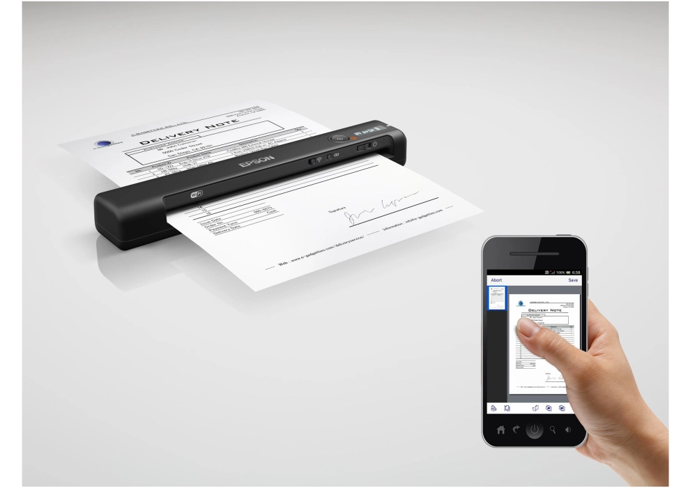 Epson Scanner de documents mobile WorkForce ES-60W