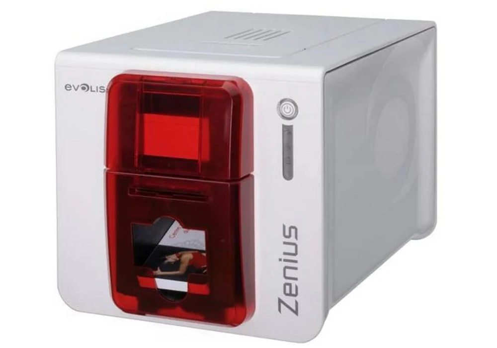 Evolis Imprimante de cartes Evolis Zenius red Expert USB + Ethernet