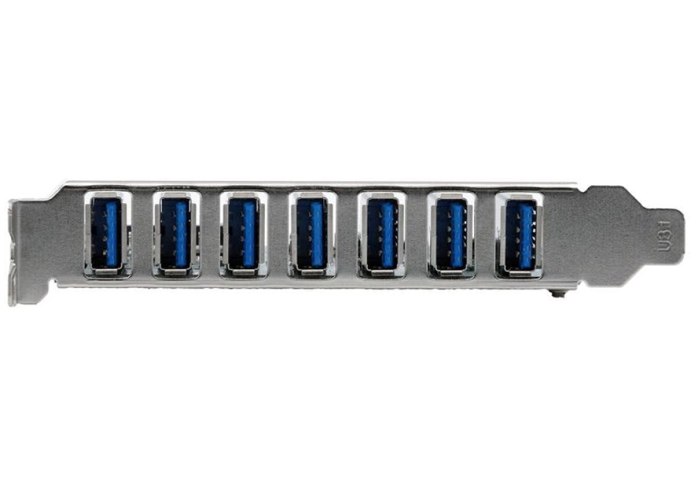 Exsys Carte PCIe USB 3.2 Gen 1 avec 7 ports (chipset VIA)