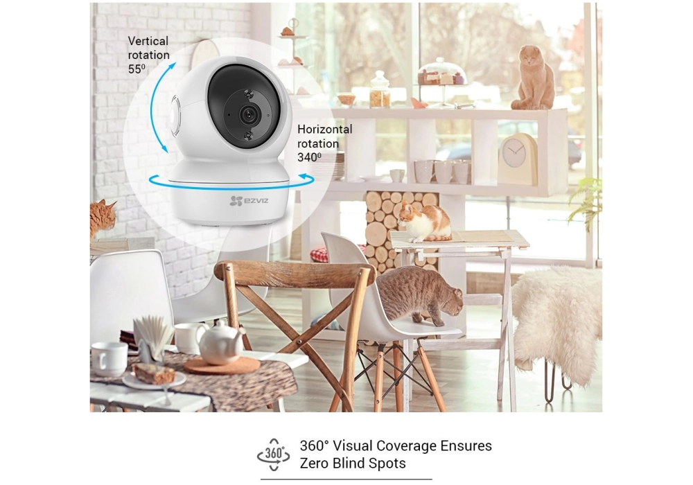 EZVIZ C6N 2MP Smart Indoor Smart Security PT Camera