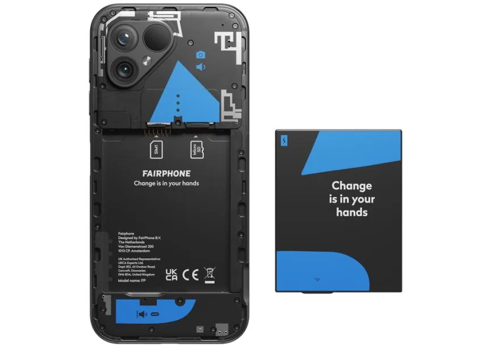 Fairphone 5 5G 256 GB Matte Black