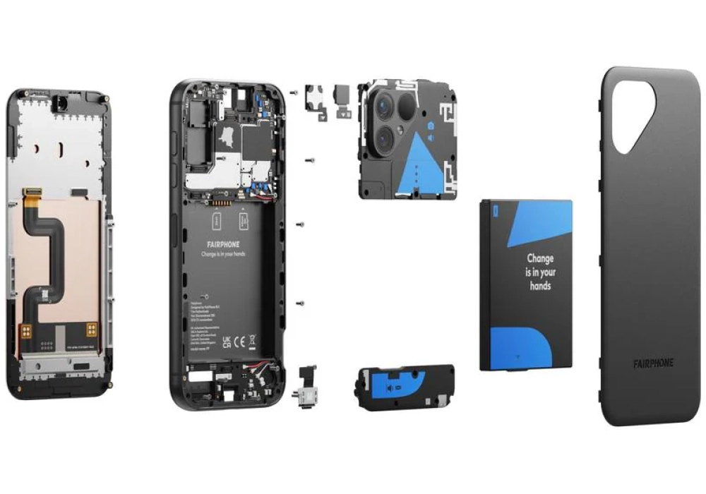 Fairphone 5 5G 256 GB Matte Black