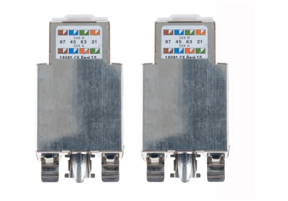 Feller EDIZIOdue - 2x RJ45 Cat. 6A blindé