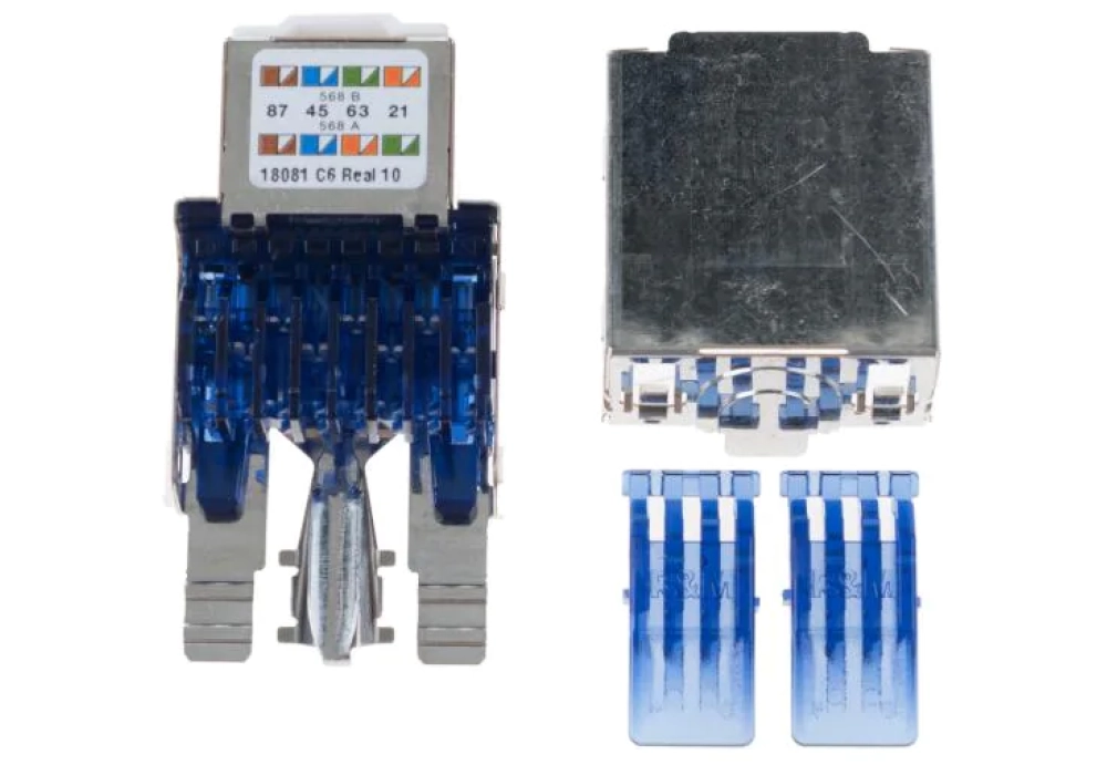 Feller EDIZIOdue - 2x RJ45 Cat. 6A blindé