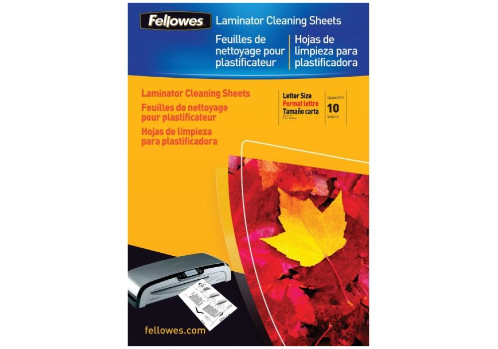 Fellowes Nettoyant pour plastifieuse - 10x