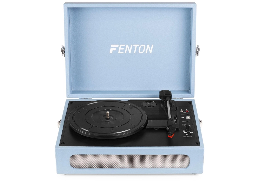 Fenton Tourne-disque Bluetooth RP118E Bleu