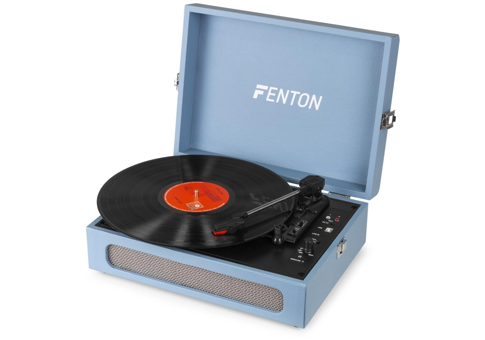 Fenton Tourne-disque Bluetooth RP118E Bleu