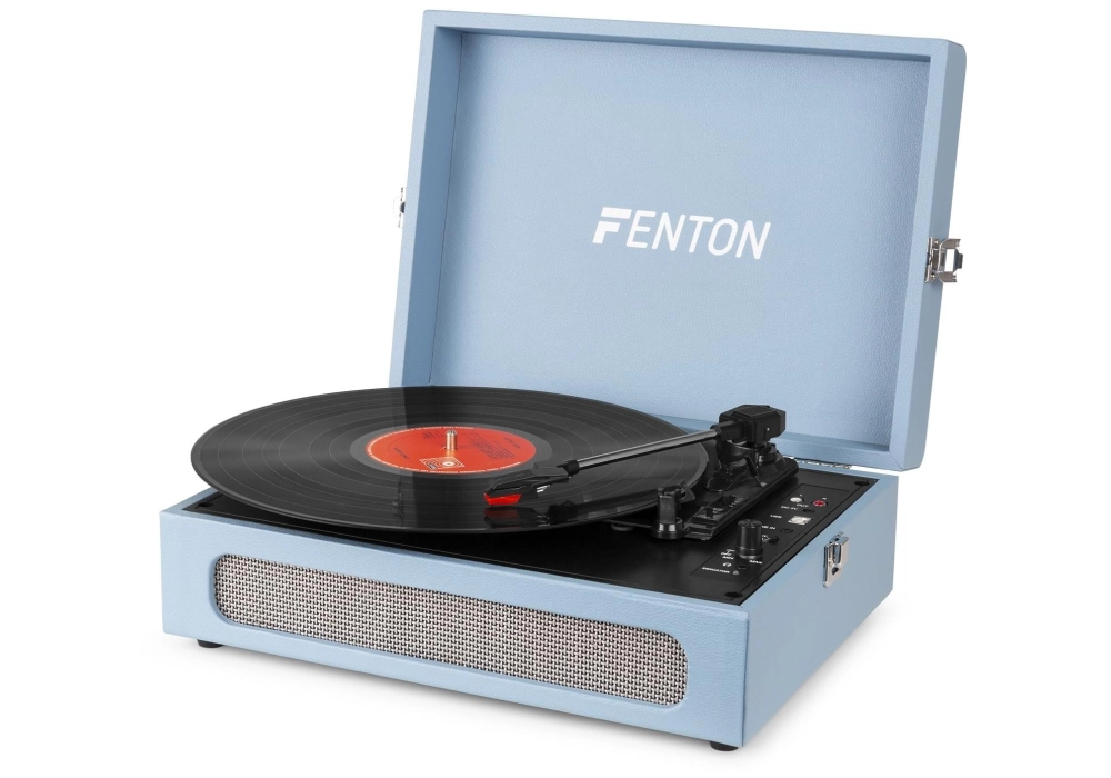 Fenton Tourne-disque Bluetooth RP118E Bleu