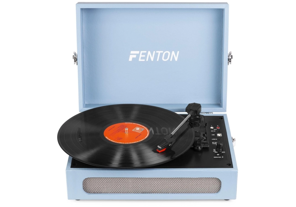 Fenton Tourne-disque Bluetooth RP118E Bleu