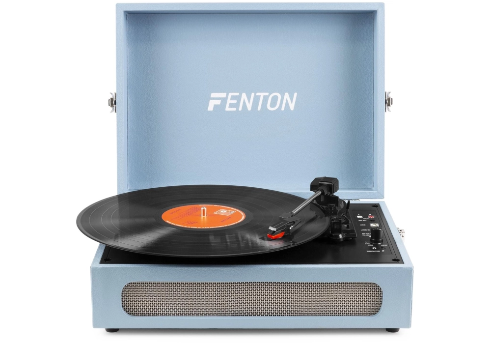 Fenton Tourne-disque Bluetooth RP118E Bleu