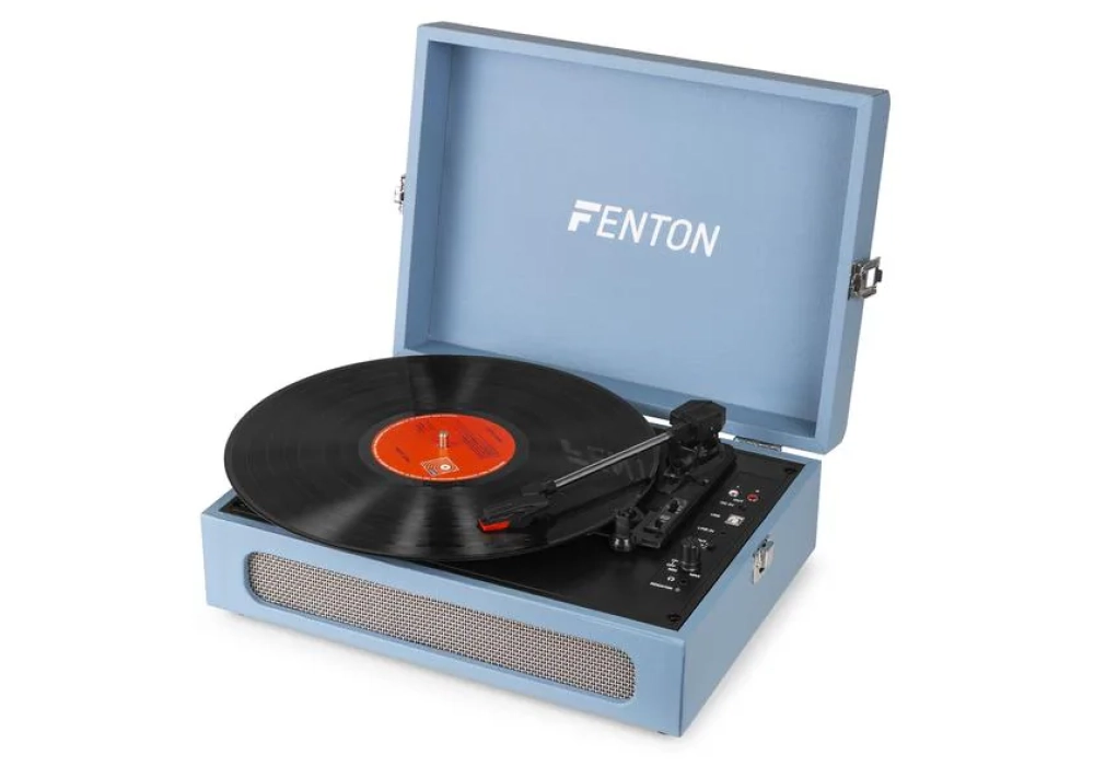 Fenton Tourne-disque Bluetooth RP118E Bleu