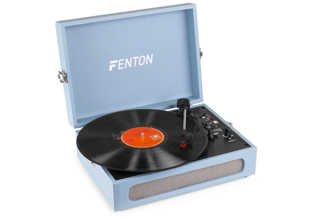 Fenton Tourne-disque Bluetooth RP118E Bleu