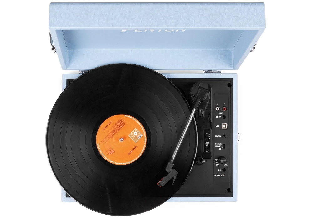 Fenton Tourne-disque Bluetooth RP118E Bleu