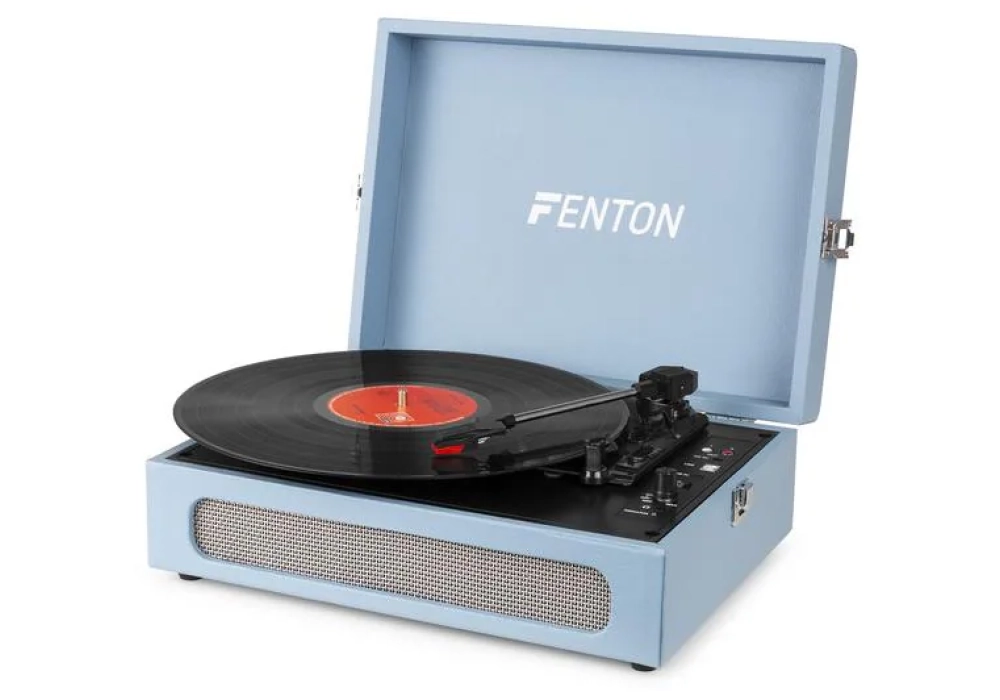 Fenton Tourne-disque Bluetooth RP118E Bleu