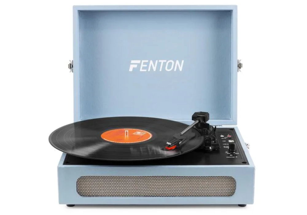 Fenton Tourne-disque Bluetooth RP118E Bleu