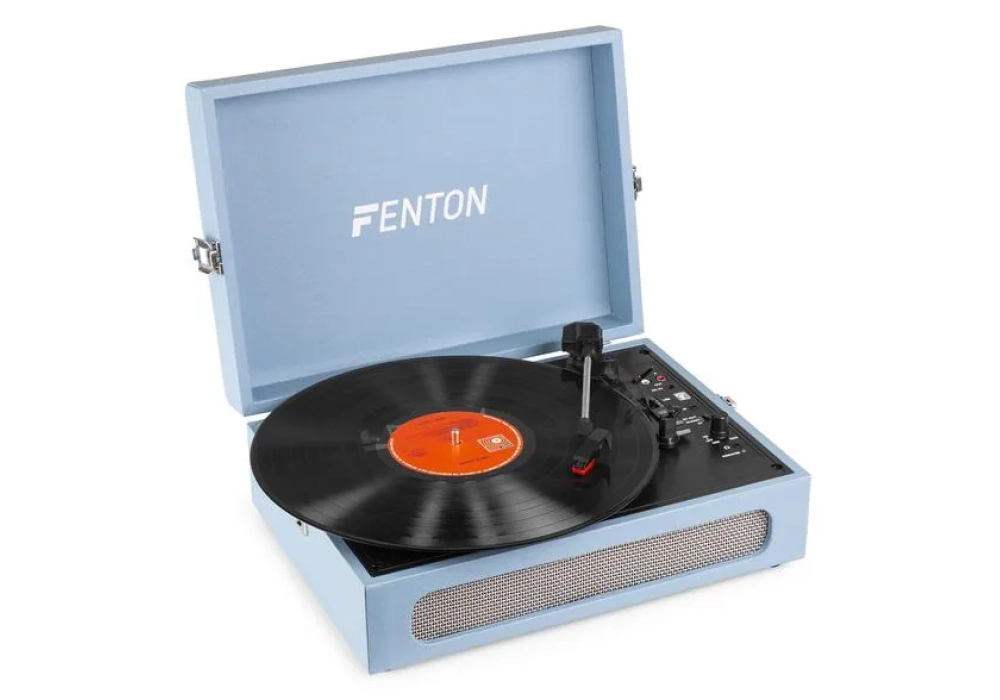 Fenton Tourne-disque Bluetooth RP118E Bleu