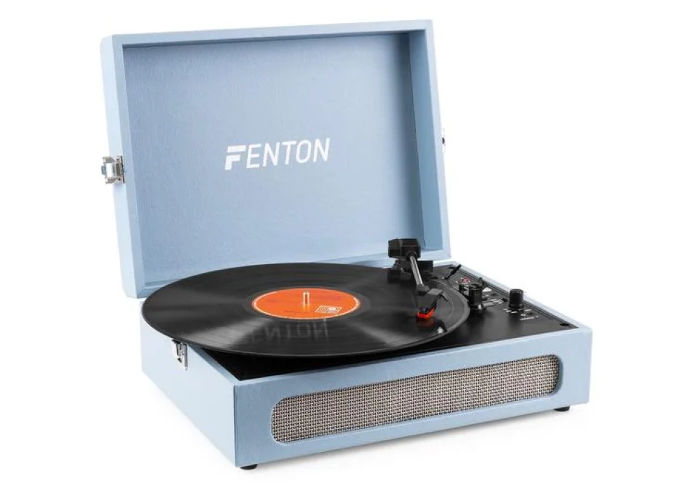 Fenton Tourne-disque Bluetooth RP118E Bleu