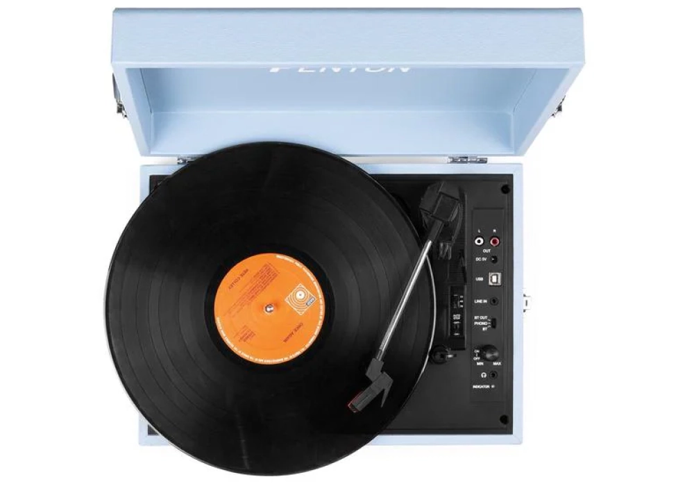 Fenton Tourne-disque Bluetooth RP118E Bleu