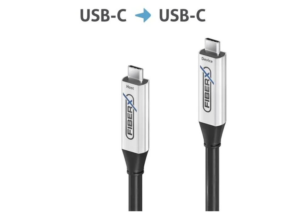 FiberX Câble USB 3.1 FX-I600 USB C - USB C 10 m