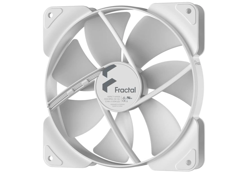 Fractal Design Aspect 14 RGB (Blanc)