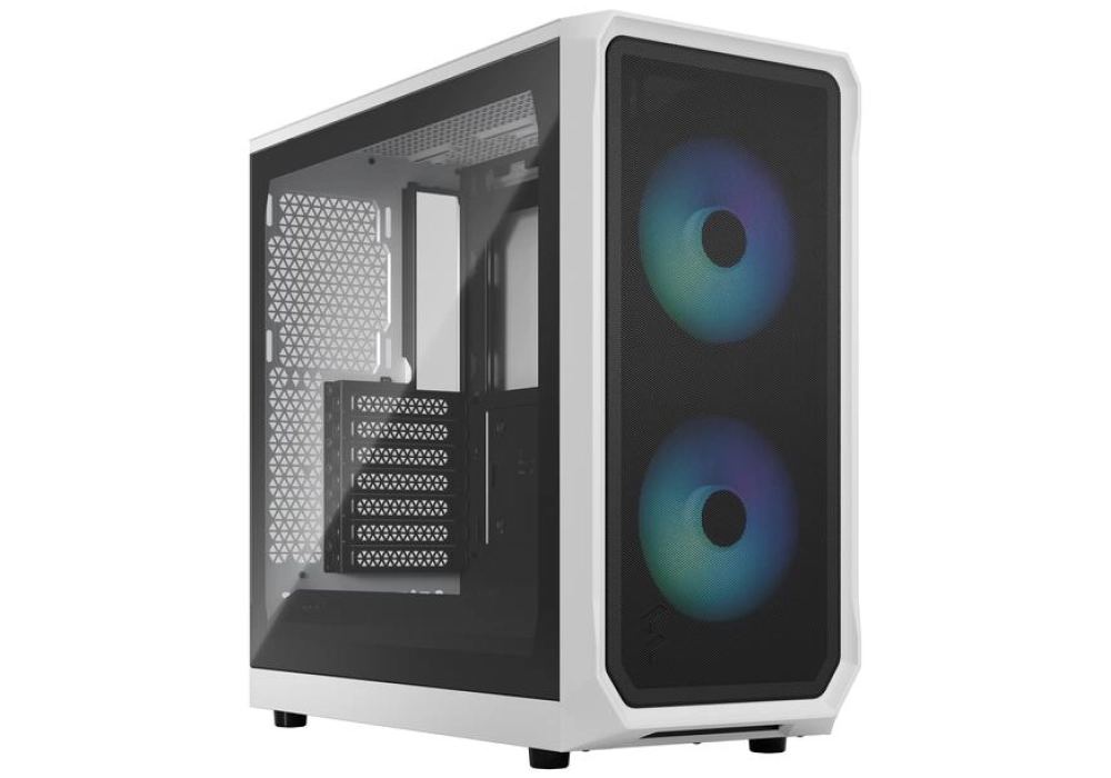 Fractal Design Focus 2 RGB TG Clear Tint (Blanc)