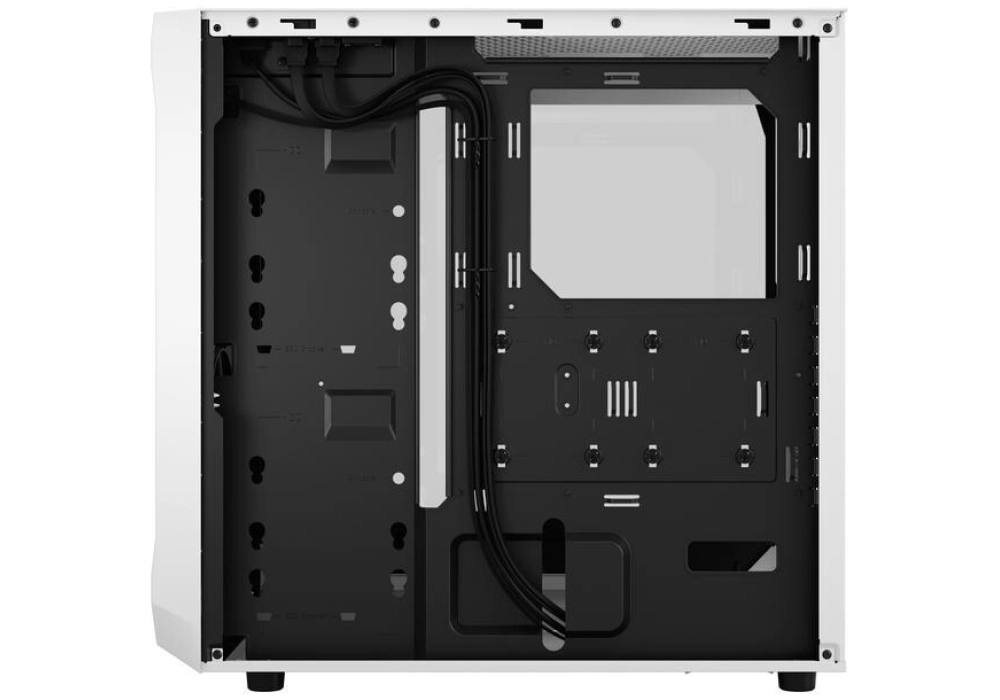 Fractal Design Focus 2 TG Clear Tint (Blanc)