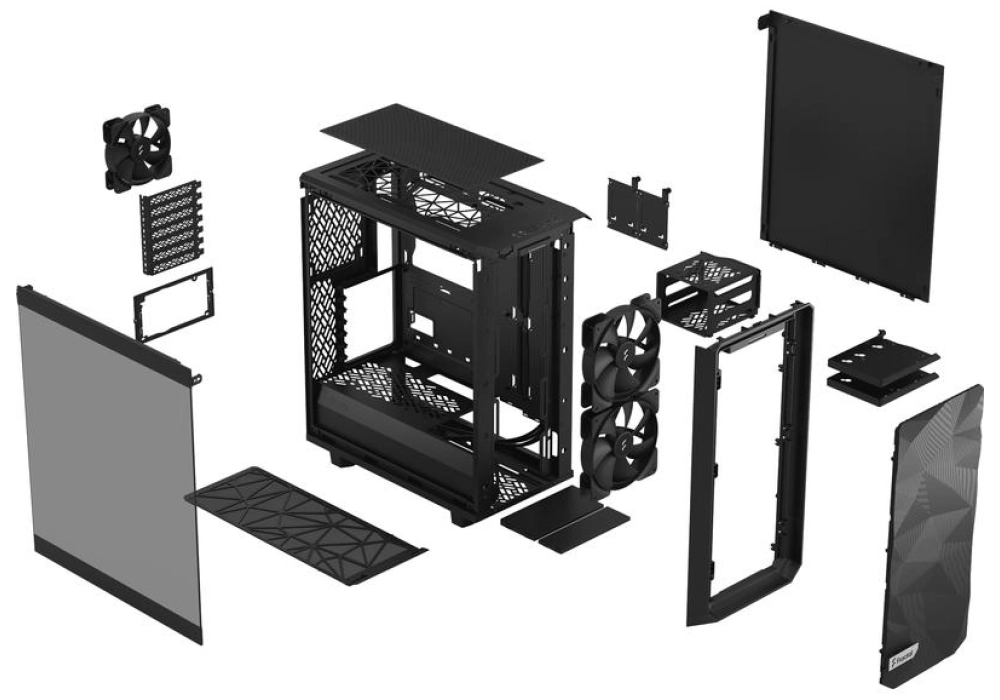 Fractal Design Meshify 2 Compact Lite (Noir)