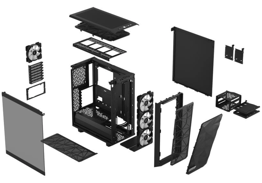 Fractal Design Meshify 2 Compact RGB (Noir)