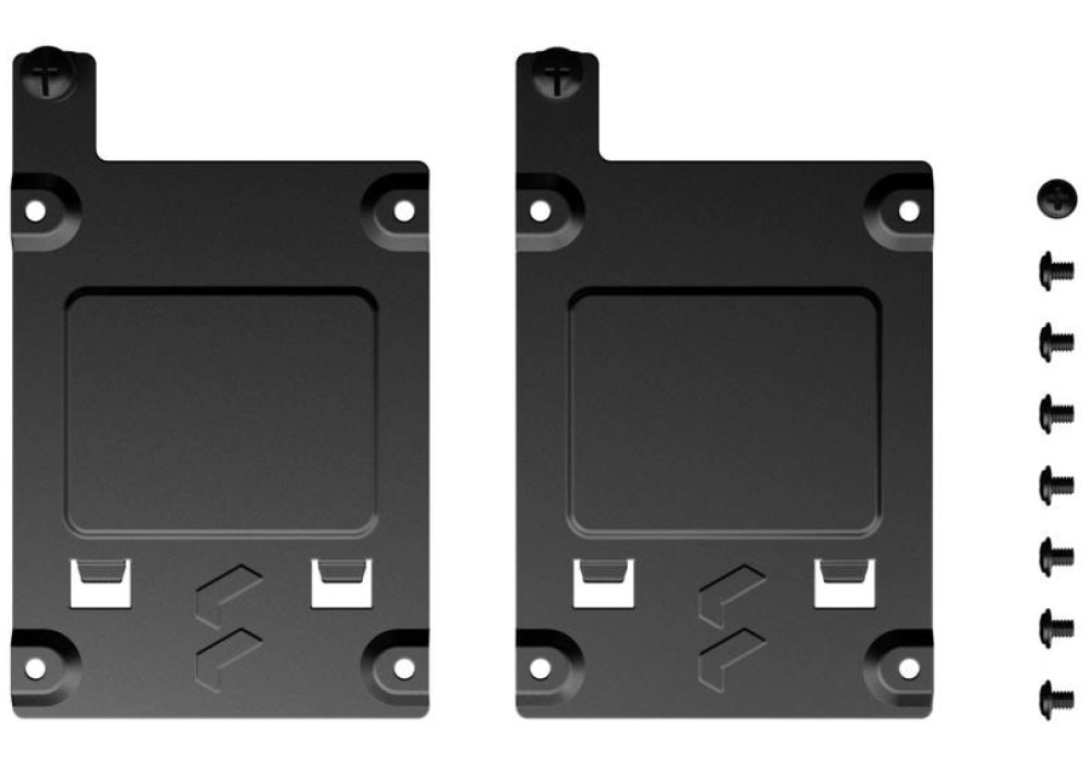 Fractal Design Support SSD Tray Kit - Pack de 2 pièces (Noir)