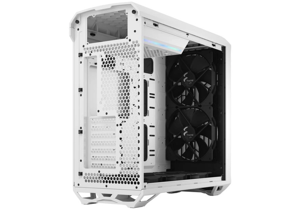 Fractal Design Torrent TG Clear (Blanc)