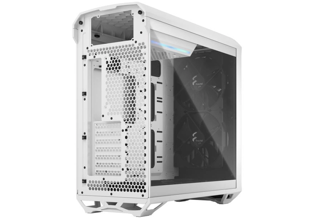 Fractal Design Torrent TG Clear (Blanc)