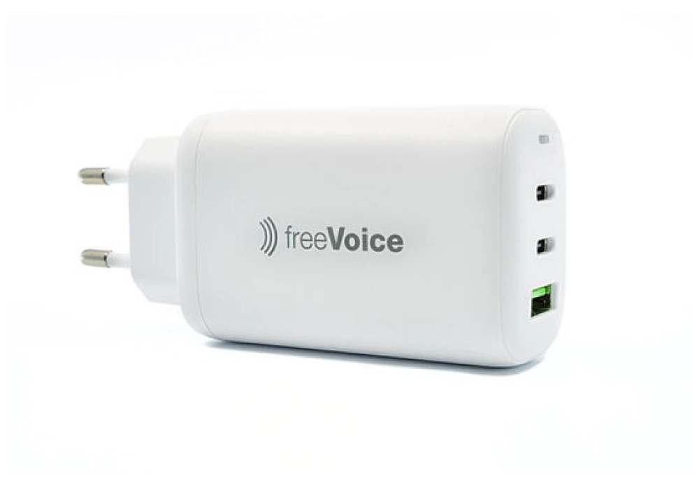 freeVoice Alimentation 240V / 65W Triple (USB-A/USB-C)