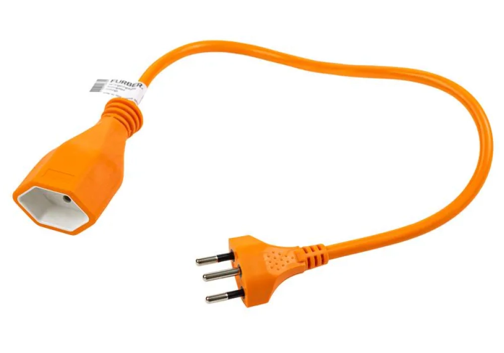 FURBER.power Rallonge T13-T12 - 0.5 m (Orange)