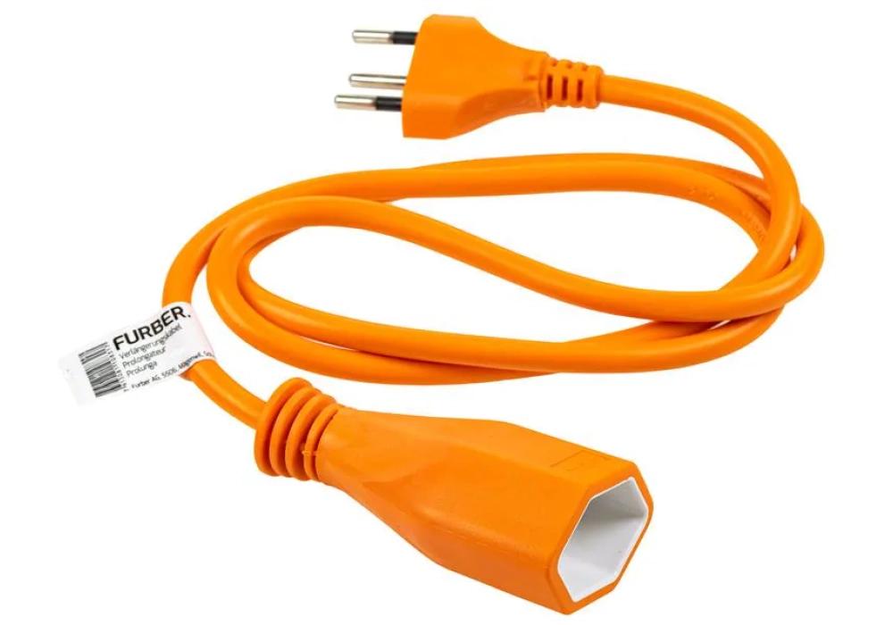 FURBER.power Rallonge T13-T12 - 1.0 m (Orange)