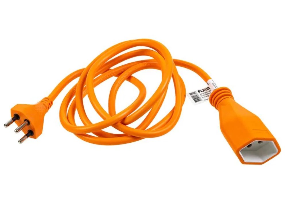 FURBER.power Rallonge T13-T12 - 1.8 m (Orange)