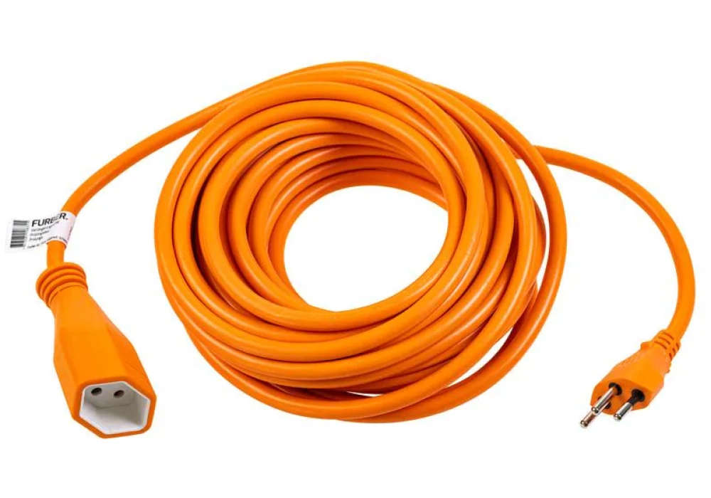 FURBER.power Rallonge T13-T12 - 10.0 m (Orange)