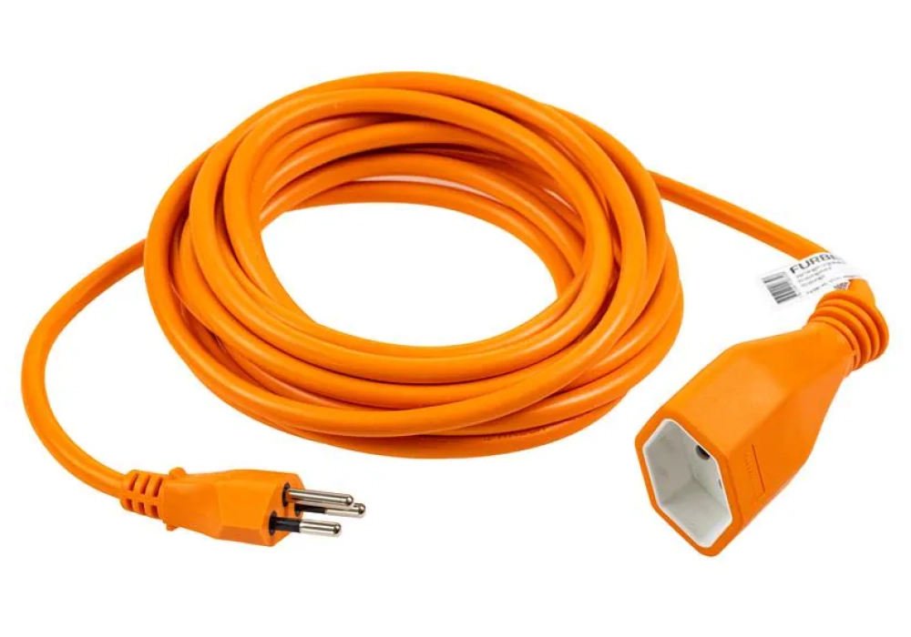 FURBER.power Rallonge T13-T12 - 5.0 m (Orange)