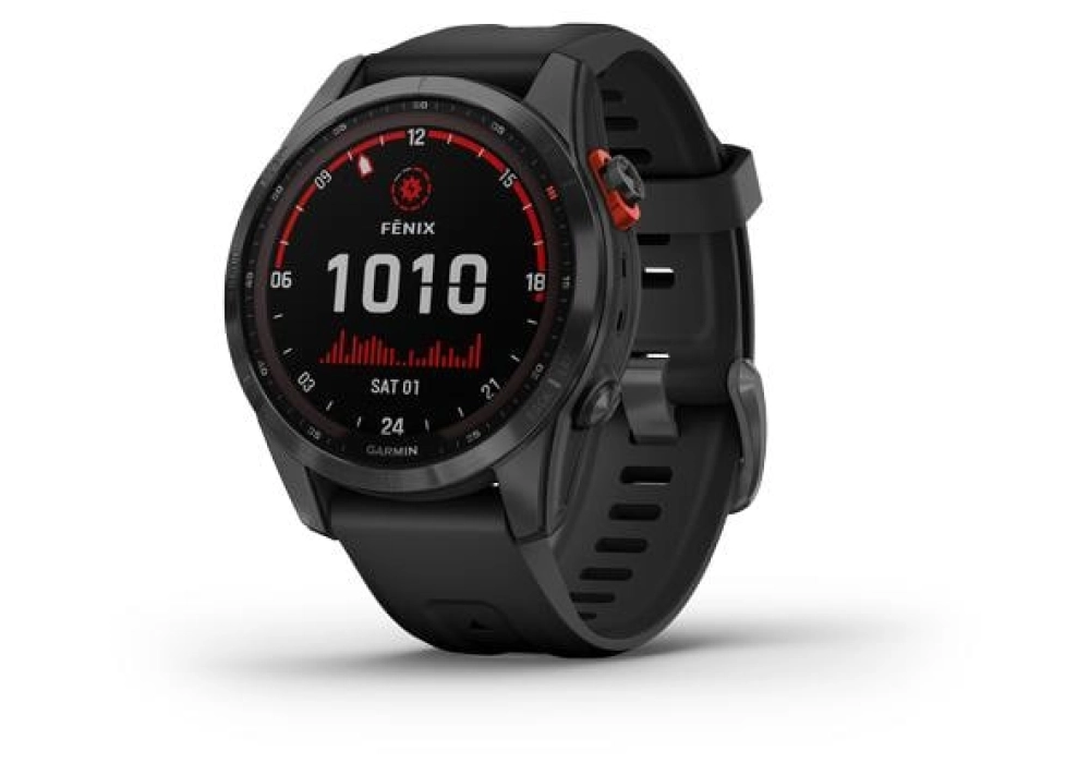 GARMIN Fenix 7S Solar, 20 mm (Noir)