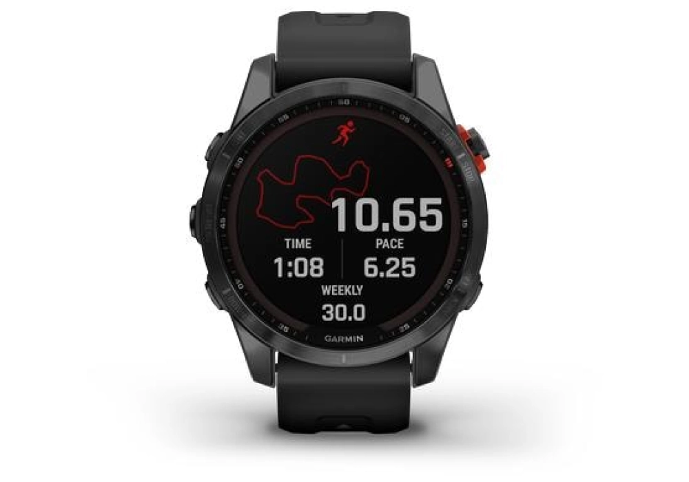 GARMIN Fenix 7S Solar, 20 mm (Noir)