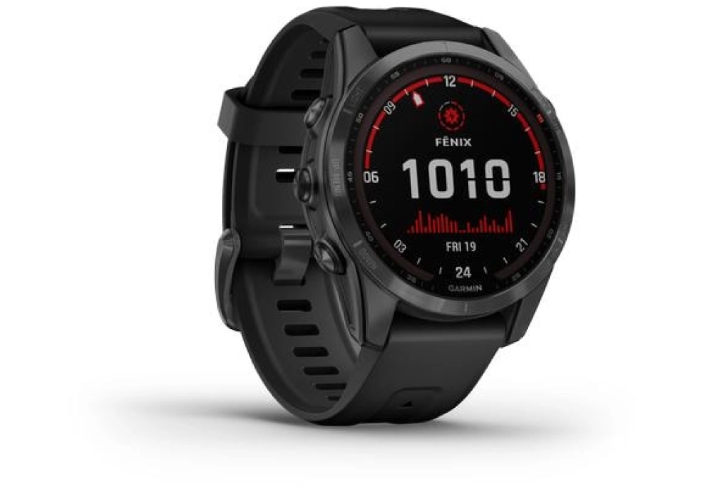 GARMIN Fenix 7S Solar, 20 mm (Noir)