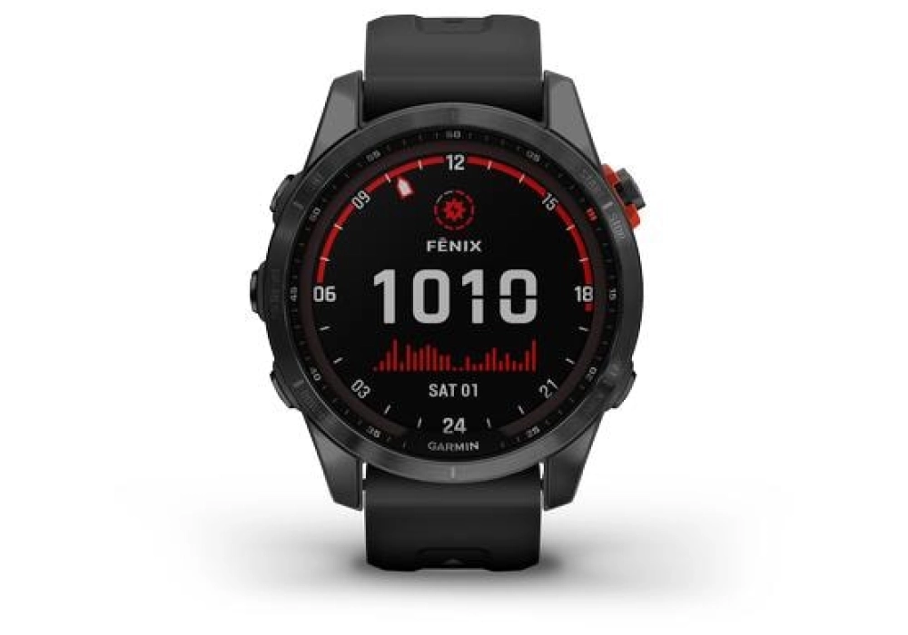 GARMIN Fenix 7S Solar, 20 mm (Noir)