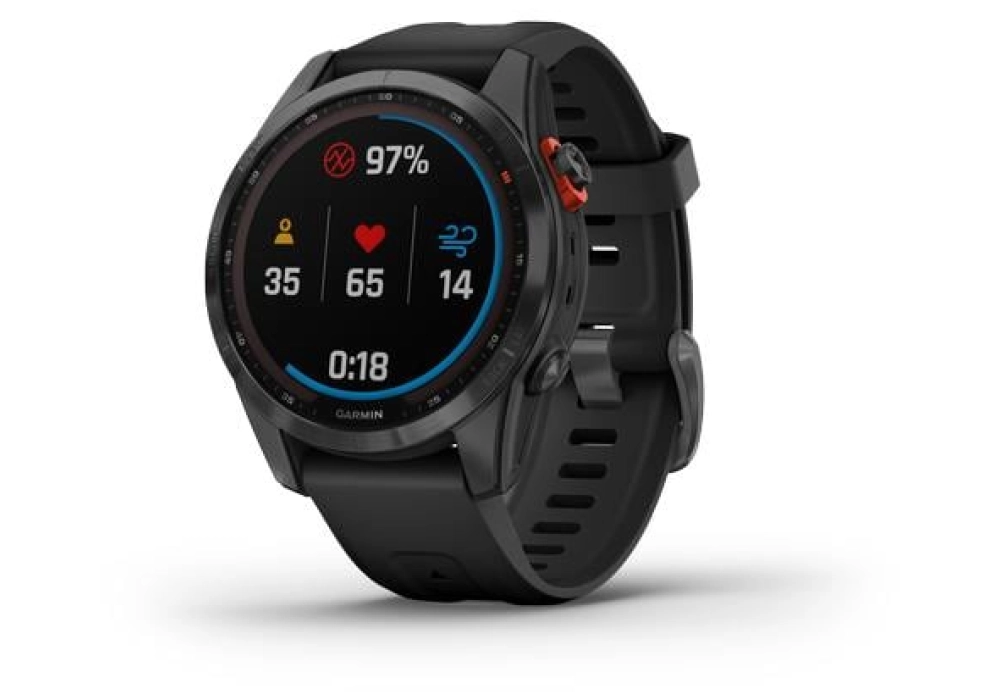 GARMIN Fenix 7S Solar, 20 mm (Noir)